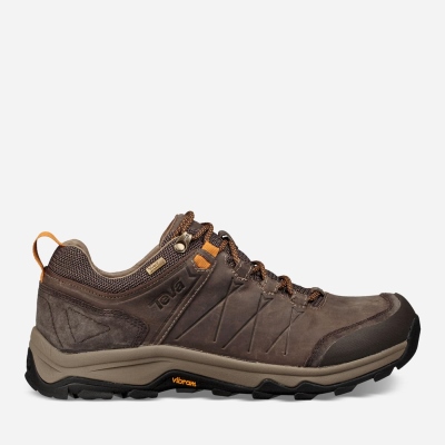 Teva Arrowood Riva WP - Men's Teva Hiking Shoes - Brown | India (NYWA38542)